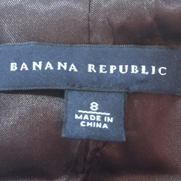 Banana Republic Wool/Alpaca Brown Suit Jacket - Picture 6 of 7